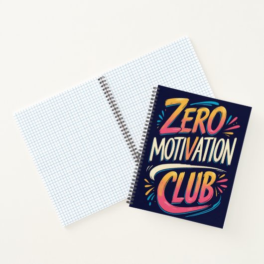 Zero Motivation Club Notebook ノートブック (内部)