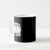 Zero Percent Vegan Funny Bbq Carnivore Meat Eater  コーヒーマグカップ (正面左)