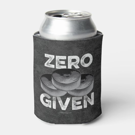 Zero Pucks Given (ホッケー) 缶クーラー (缶正面)
