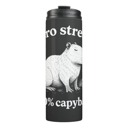 Zero Stress 100% Capybara タンブラー (正面)