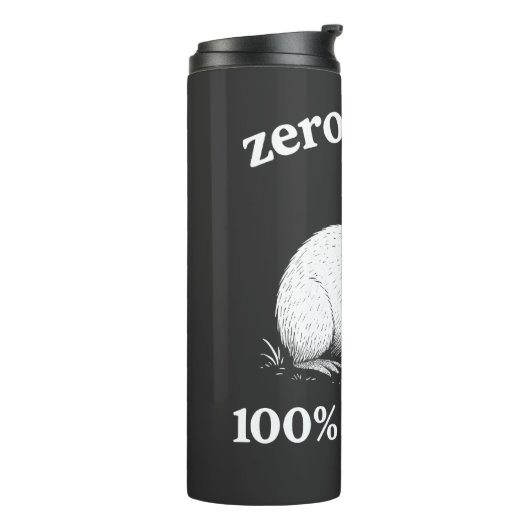 Zero Stress 100% Capybara タンブラー (回転左)