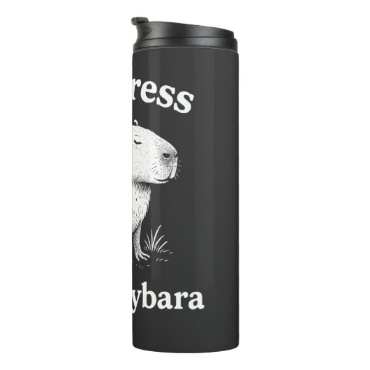 Zero Stress 100% Capybara タンブラー (回転右)