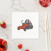 Zero Turn Its How I Roll Funny Gardening Lawn Care スタンダードカクテルナプキン (インサイチュ)