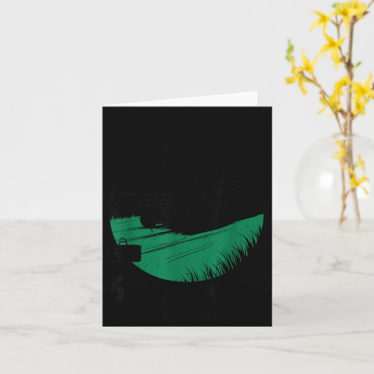 Zero-turn Lawn Mower We Ride At Dawn Funny Dad Mow カード (黄色い花)