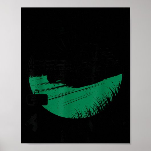 Zero-turn Lawn Mower We Ride At Dawn Funny Dad Mow ポスター (正面)