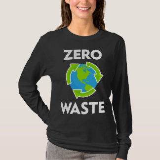 Zero Waste Earth Day Environmental Teacher  Anti P Tシャツ