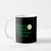 Zero Waste Kitchen Crew Sustainability Design  コーヒーマグカップ (左)
