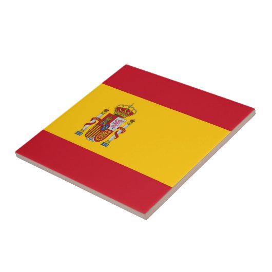 zES001旗スペインの，スペイン， タイル (側面)