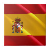 zES002 スペイン 振れる国旗, スペイン タイル (正面)
