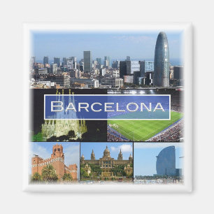 zES003 BARCELONA Spain - Fridge Magnet マグネット