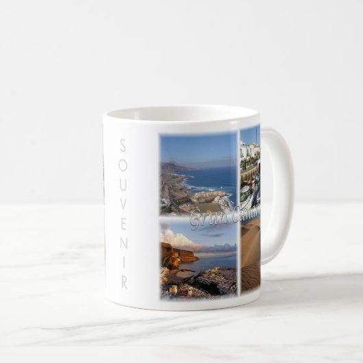 zES005 GRAN CANARIA,カナリア諸島,スペイン, コーヒーマグカップ (正面右)