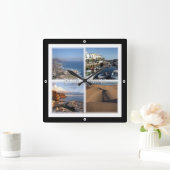 zES005 GRAN CANARIA,カナリア諸島,スペイン, スクエア壁時計 (ホーム)