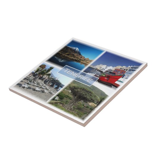 zES007 TENERIFEカナリア諸島スペイン， タイル (側面)