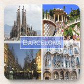 zES010 BARCELONA,スペイン,ヨーロッパ, コースター (正面)