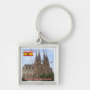 zES013 BARCELONA Basilica Sagrada Familia, キーホルダー