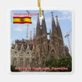 zES013 BARCELONA Basilica Sagrada Familia, セラミックオーナメント (正面)