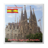 zES013 BARCELONA Basilica Sagrada Familia, タイル (正面)