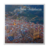 zES019 ANDALUCIA JAENスペイン， タイル (正面)