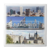 zES023 MADRID，スペイン， タイル (正面)