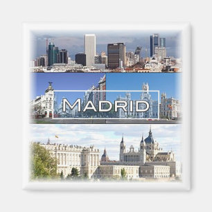 zES023 MADRID – スペイン – 冷蔵庫 マグネット