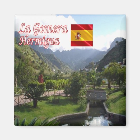 zES025 LA GOMERA Culato Park Hermigua冷蔵庫 マグネット (正面)