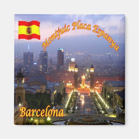 zES026 BARCELONA Parliament of Catalunya マグネット (正面)