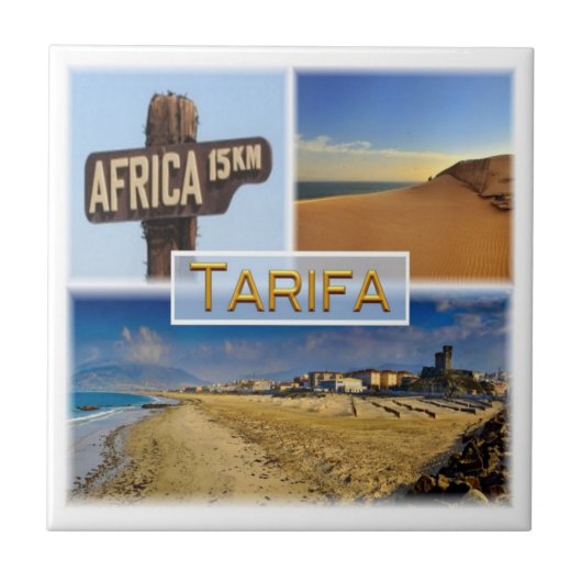 zES027 TARIFA - 15,oo kmsアフリカ， タイル (正面)