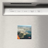 zES043 EIVISSAパノラマスペイン、冷蔵庫 マグネット (インサイチュ (食洗機))