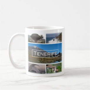 zES045 TENERIFE、カナリア諸島、スペイン、コーヒーマグ コーヒーマグカップ