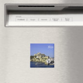 zES060 EIVISSA panorama, Balearic Spain,冷蔵庫 マグネット (インサイチュ (食洗機))