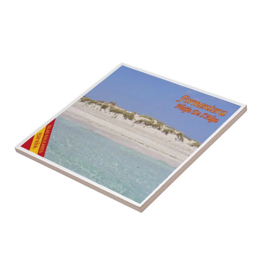 zES063 FORMENTERAビーチS'ALGAR、Balearic、 タイル (側面)
