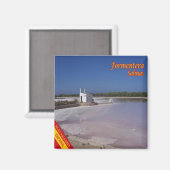 zES068 FORMENTERA SALTWORKS、Balearic、冷蔵庫 マグネット (正面/裏面)