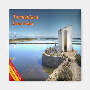zES070 FORMENTERA LAKE PUDENT、Balearic、冷蔵庫 マグネット