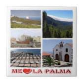 zES073 LA PALMA I LOVE,スペイン, タイル (正面)