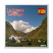 zES078 LA GOMERA VALLE GRAN REY,スペイン, タイル (正面)