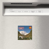 zES078 LA GOMERA VALLE GRAN REY,スペイン,冷蔵庫 マグネット (インサイチュ (食洗機))