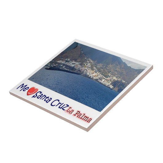 zES079 LA PALMA, SANTA CRUZ，大好き， タイル (側面)