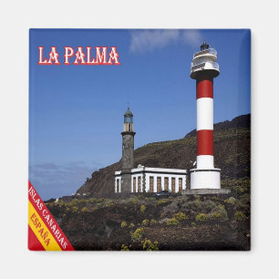 zES080 LA PALMA, LIGHT HOUSE,スペイン,冷蔵庫 マグネット