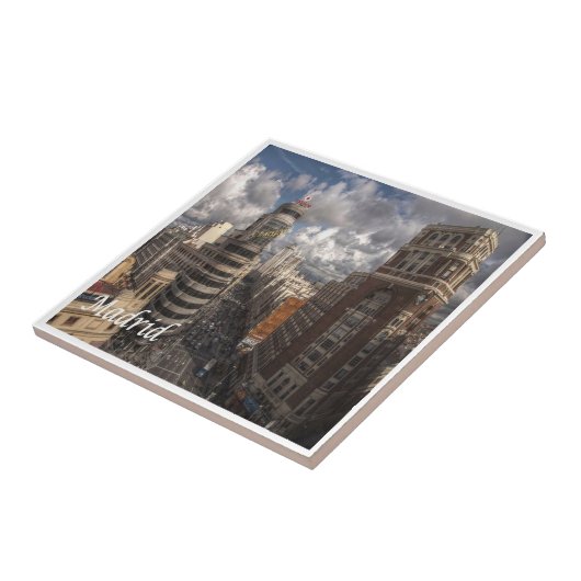 zES091 MADRID City，スペイン， タイル (側面)