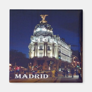 zES093 MADRID City,スペイン,冷蔵庫 マグネット