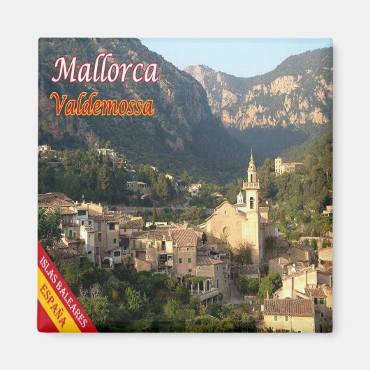 zES104 MALLORCA, VALDEMOSSAパノラマ, マグネット (正面)