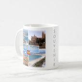 zES107 MALLORCA PALMA，バレアレス諸島， コーヒーマグカップ (正面左)