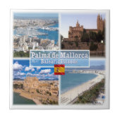 zES107 MALLORCA PALMA，バレアレス諸島， タイル (正面)