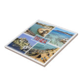 zES109 IBIZA旧市街， CALA TARIDA, SES SALINAS, タイル (側面)