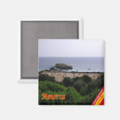zES116 MENORCAパノラマ、冷蔵庫 マグネット (正面/裏面)