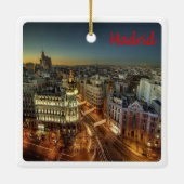zES118 MADRID City,スペイン,ヨーロッパ, セラミックオーナメント (裏面)