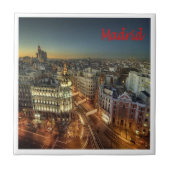 zES118 MADRID City，スペイン，ヨーロッパ， タイル (正面)