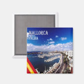 zES119 PALMA DE MALLORCA、冷蔵庫 マグネット (正面/裏面)