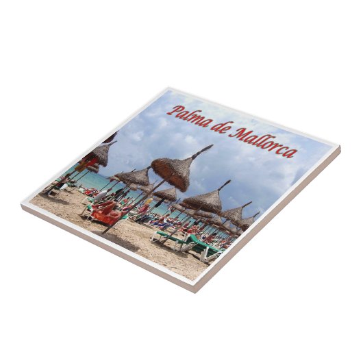 zES128 PALMA DE MALLORCA,ビーチ, タイル (側面)