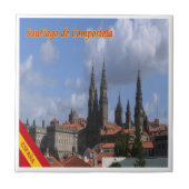 zES129 SANTIAGO DE COMPOESTLA,パノラマ, タイル (正面)